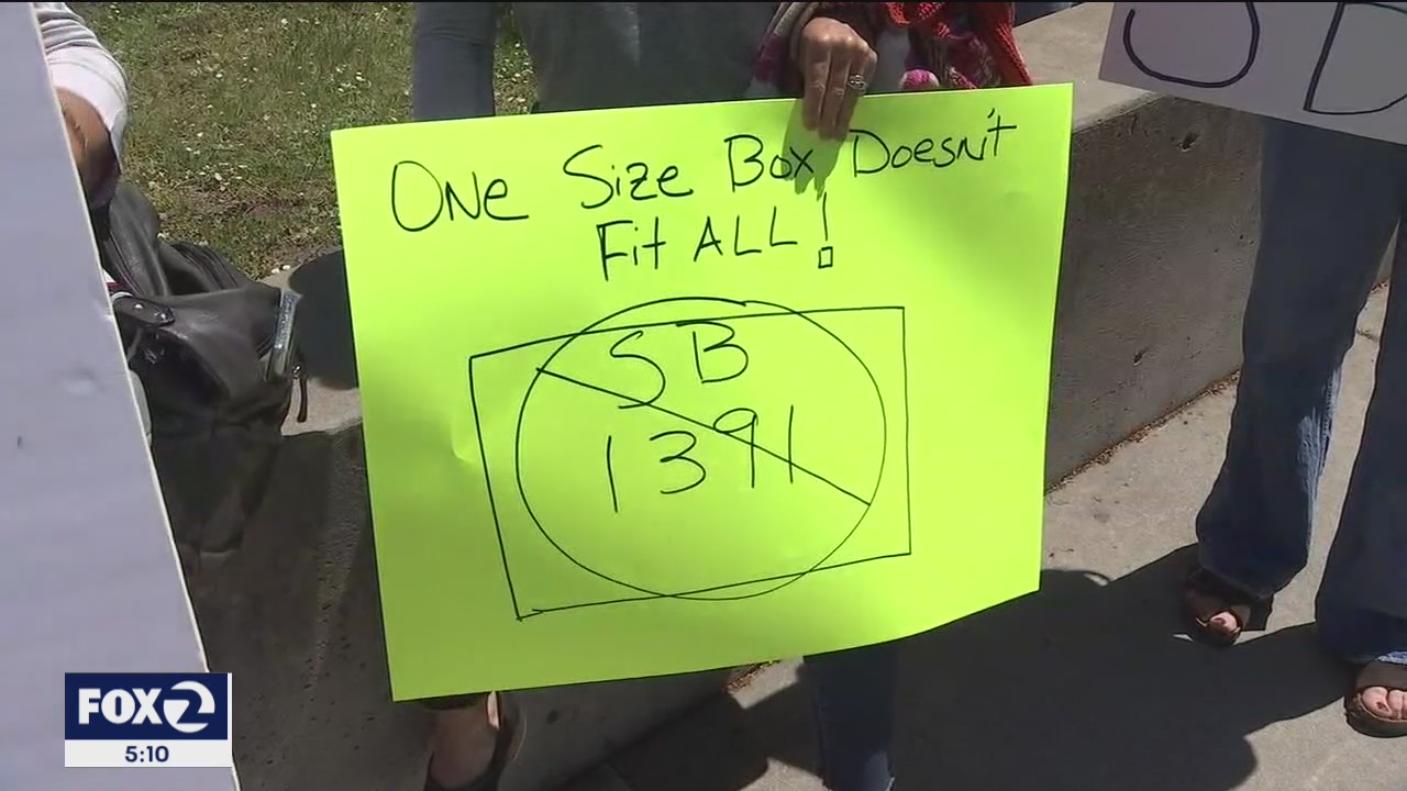 Protests against California law to protect juveniles from adult criminal court