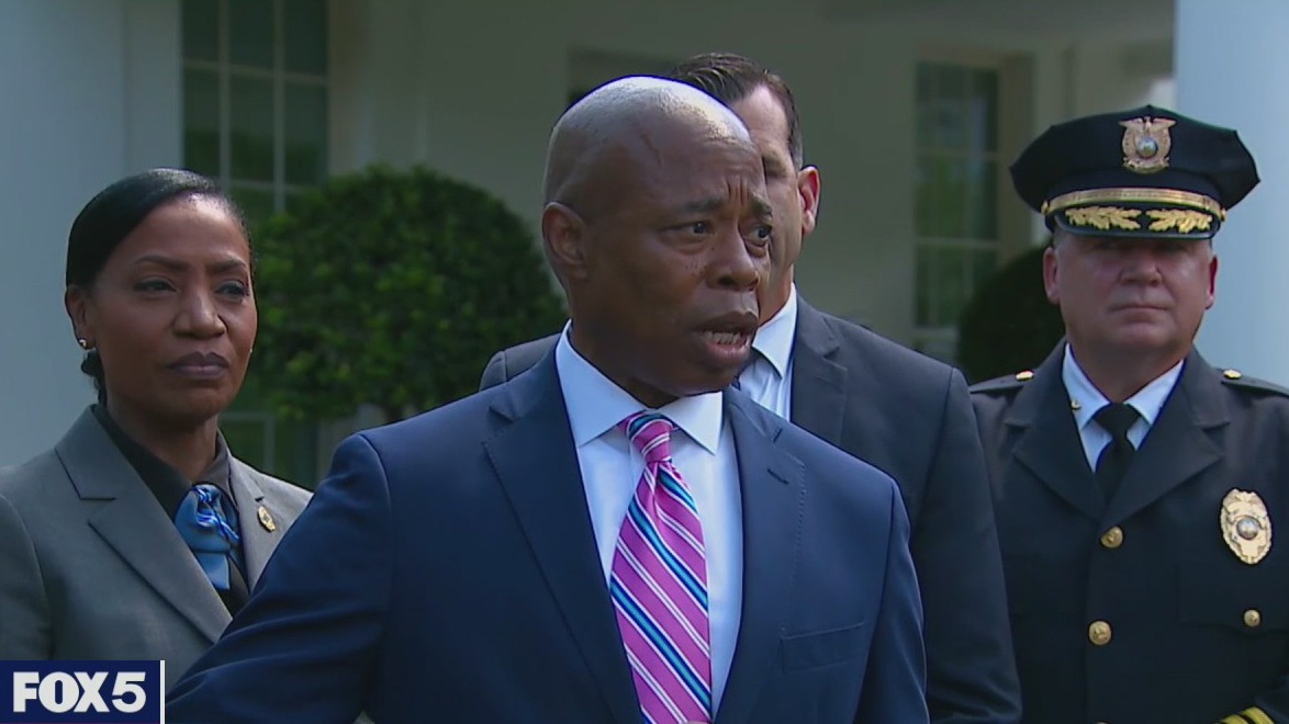 Eric Adams at the White House