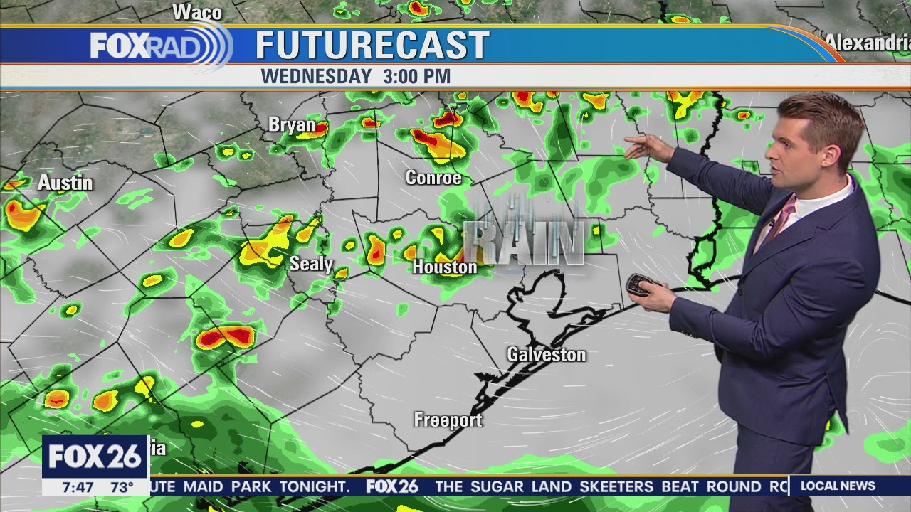 Weather remains wet in greater Houston area