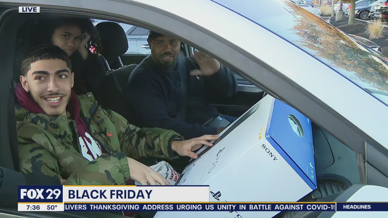 Father and son sleep outside Cherry Hill GameStop for 2 days to get Playstation 5