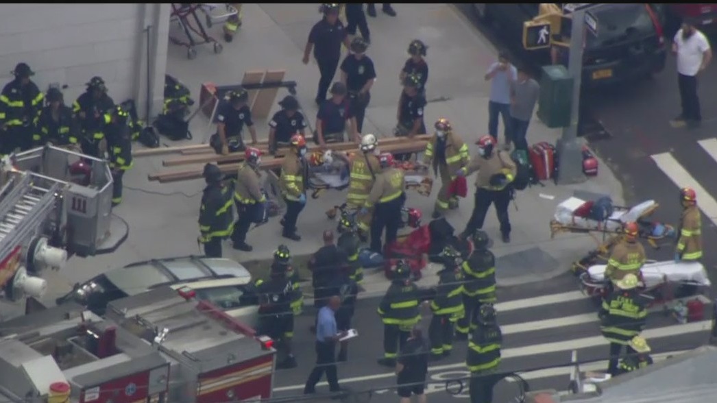 Workers rescued after partial building collapse in Brooklyn