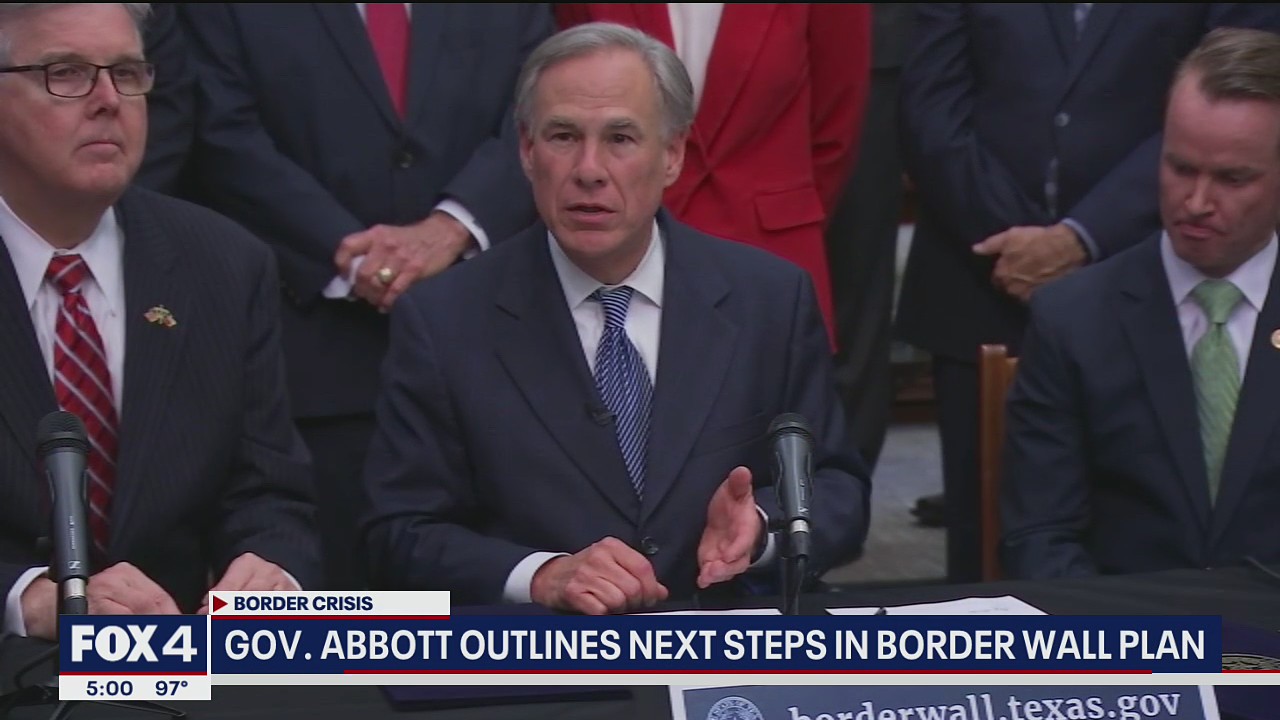 Gov. Abbott outlines next steps in Texas border wall plan
