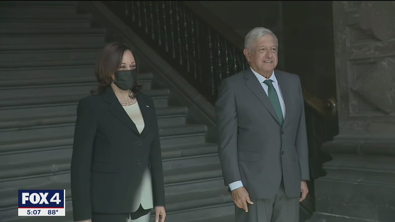 In Mexico, Vice President Harris defends against criticism over not visiting southern border
