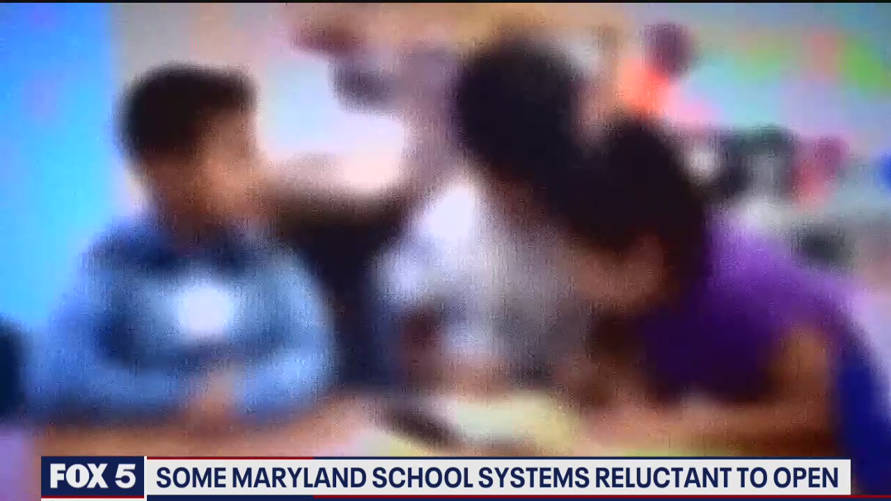 Some Maryland school systems reluctant to open
