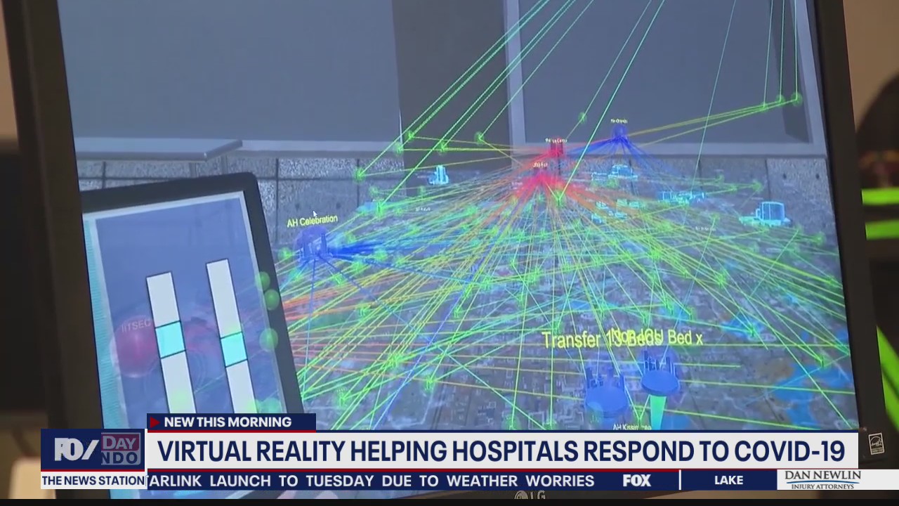 Virtual reality helping hospitals respond to COVID-19