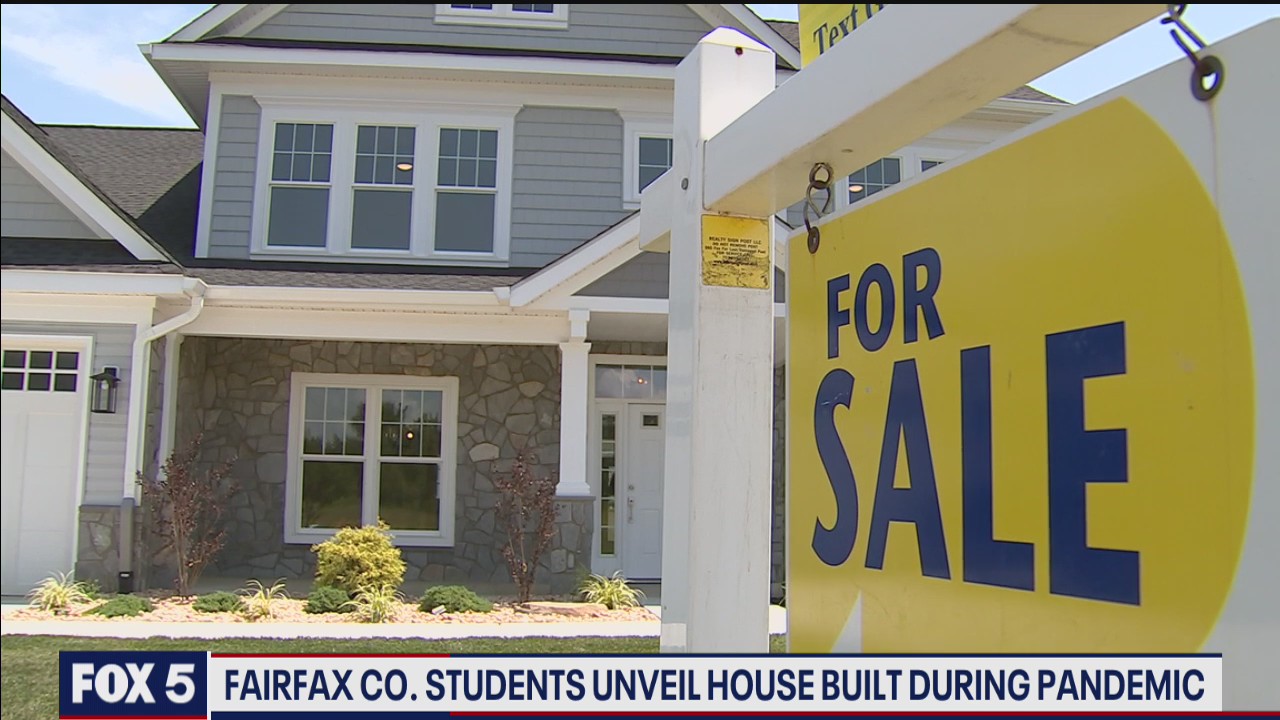 Fairfax County students unveil house built during pandemic