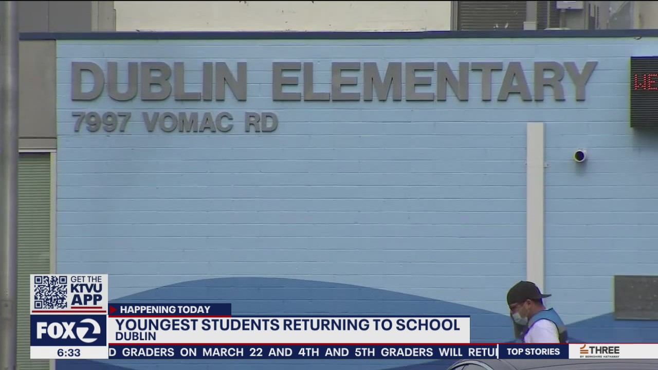 Youngest students in Dublin returning to school