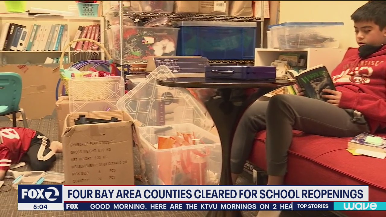Four Bay Area counties cleared for school reopenings