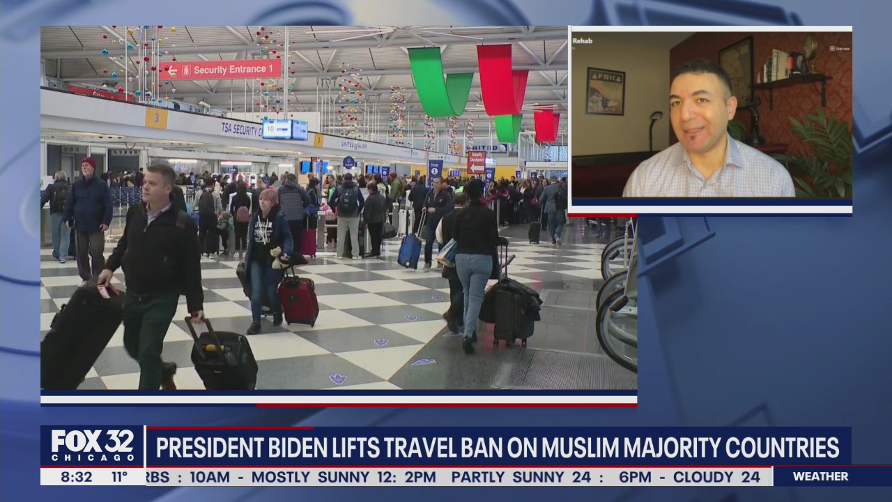 President Biden lifts travel ban on Muslim majority countries