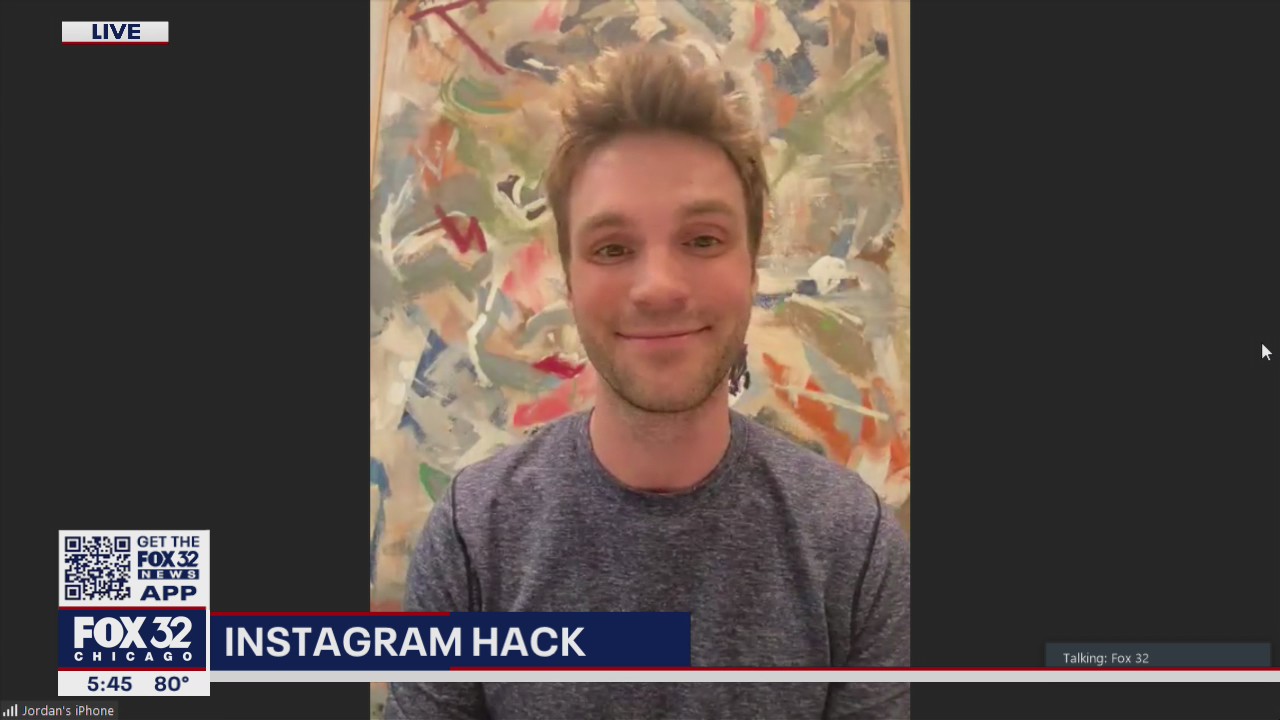 FOX 32's Natalie Bomke goes 1-on-1 with Jordan Heidenwith who had his Instagram hacked