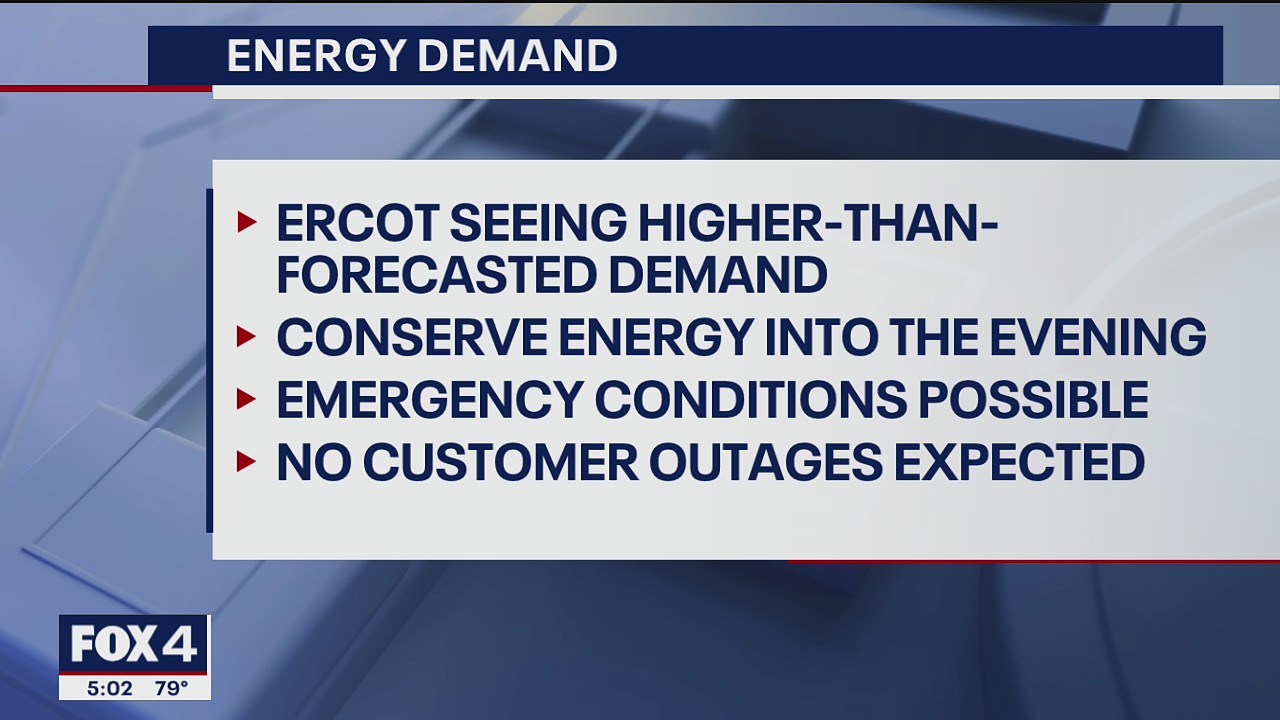 ERCOT unexpectedly calls for energy conservation in mid-April