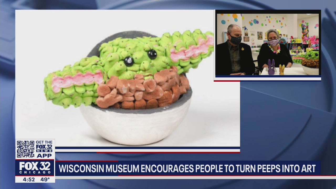 Wisconsin museum encourages people to turn peeps into art