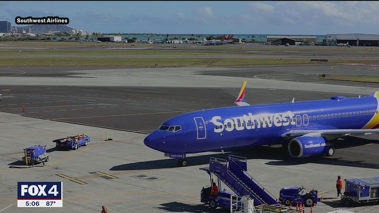 Southwest temporarily grounds Boeing 737-800 airplanes