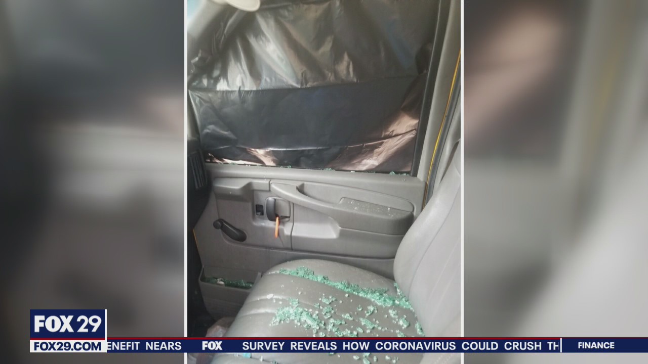 Truck used to bring supplies to homeless vandalized