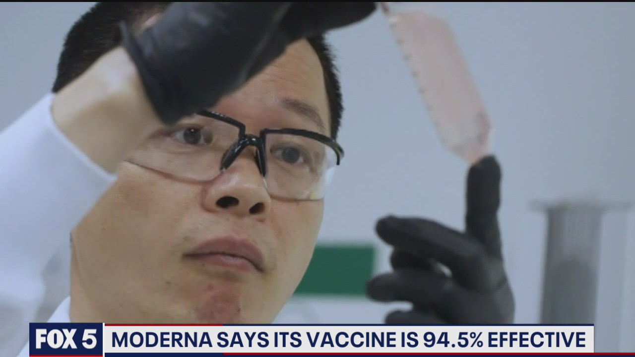 Moderna says its vaccine is 94.5 percent effective