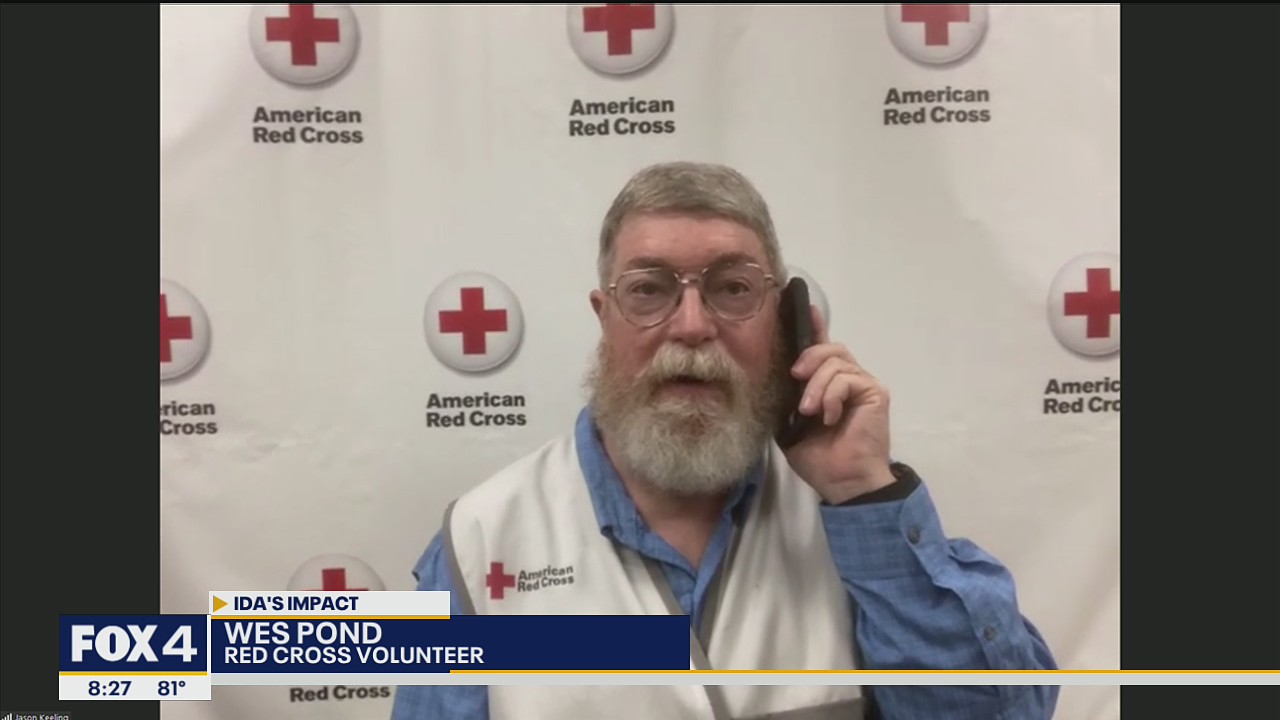 Red Cross volunteers from North Texas helping in the wake of Hurricane Ida