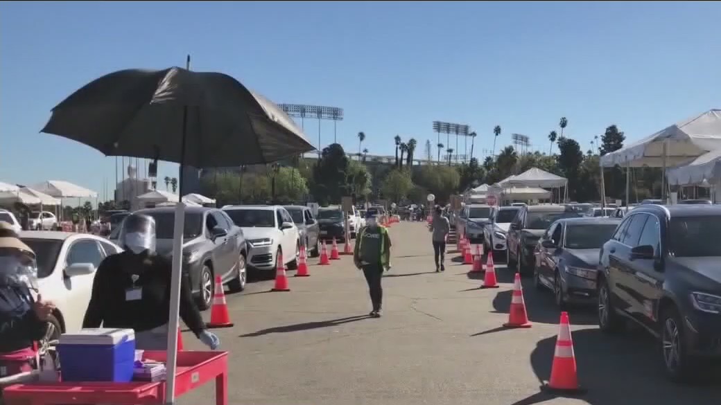 Storms delay vaccines at LA city-run sites