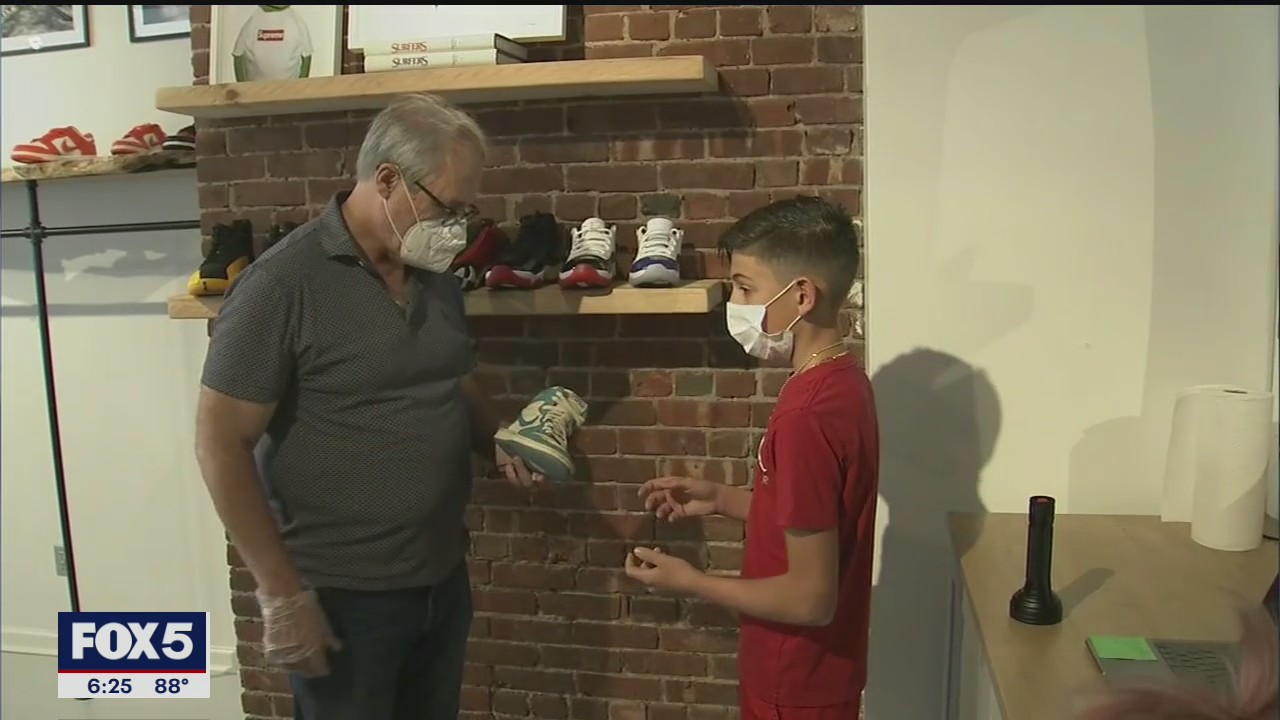 Teen turns sneaker passion into a business