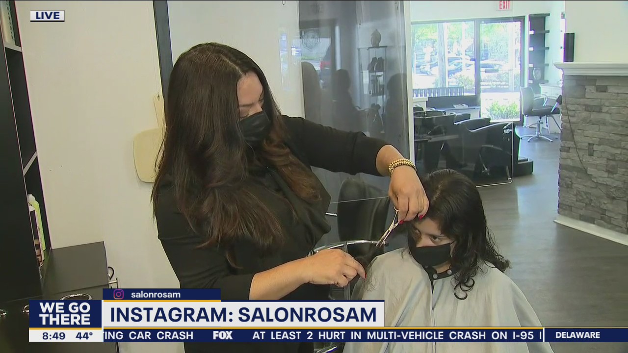 Jenn discusses female mullets at Salon Rosa M