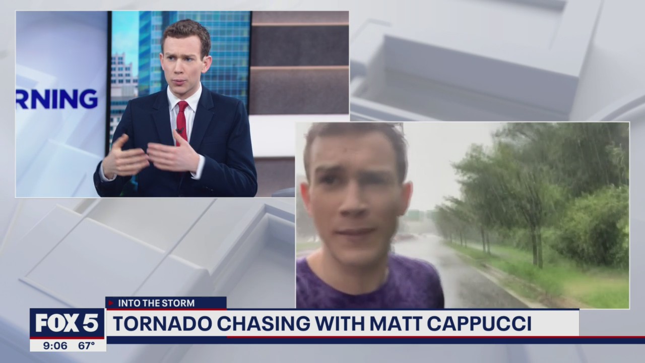 FOX 5's Matt Cappucci talks chasing tornado near Annapolis
