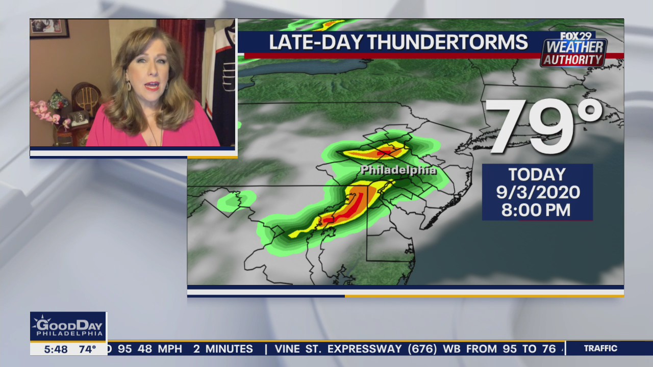 Weather Authority: Humidity continues Thursday with p.m. thunderstorms
