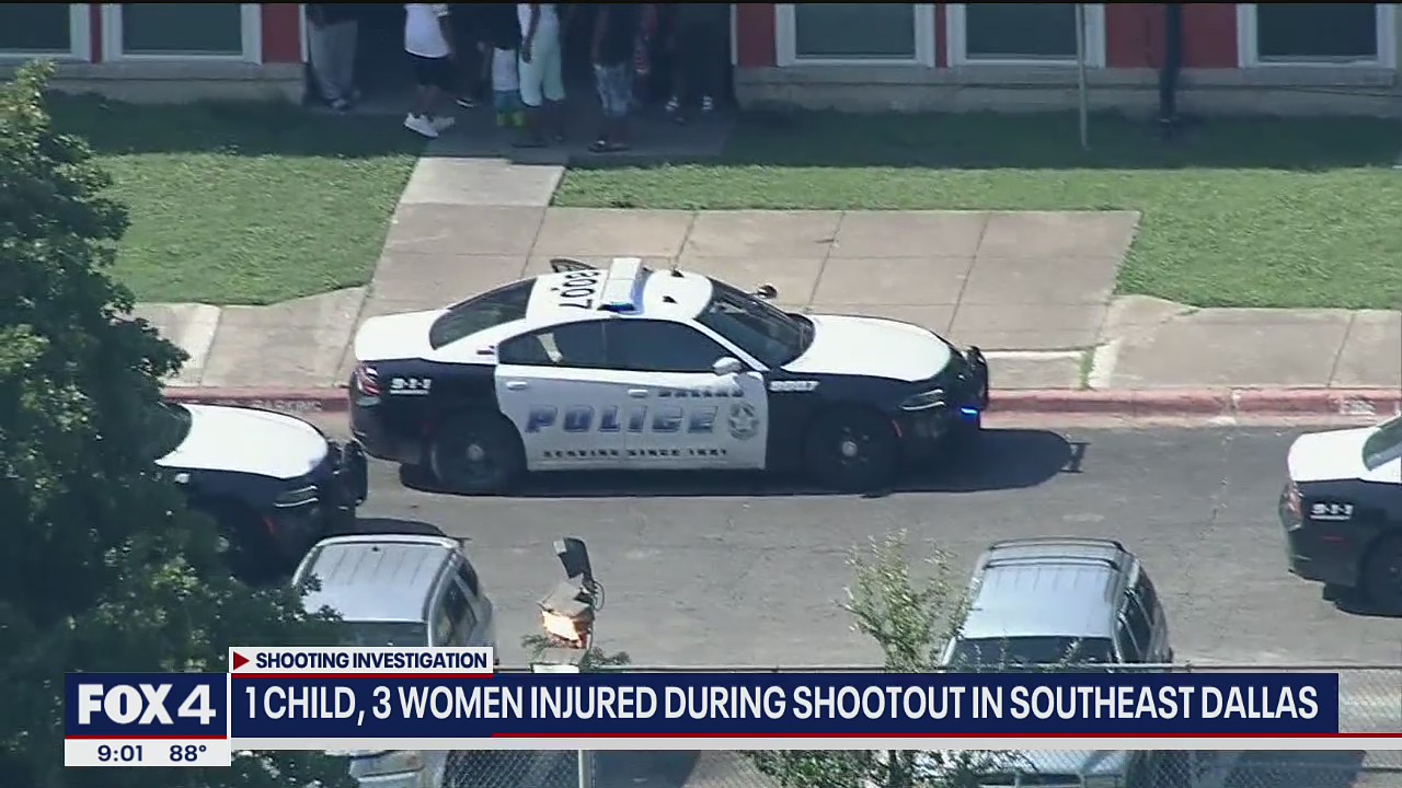 Four injured, including 4-year-old, in gun battle at Southwest Dallas apartment complex