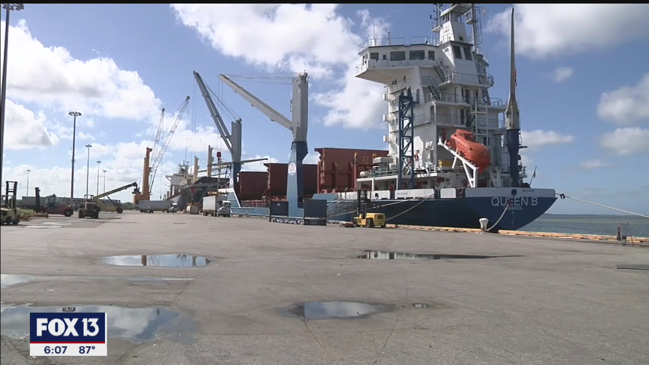 Container cargo business booming at Port Manatee
