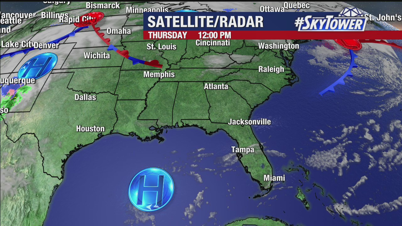 Thursday afternoon forecast