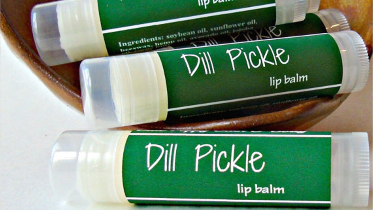 Pickle-flavored lip balm might be 2019’s best holiday stocking stuffer