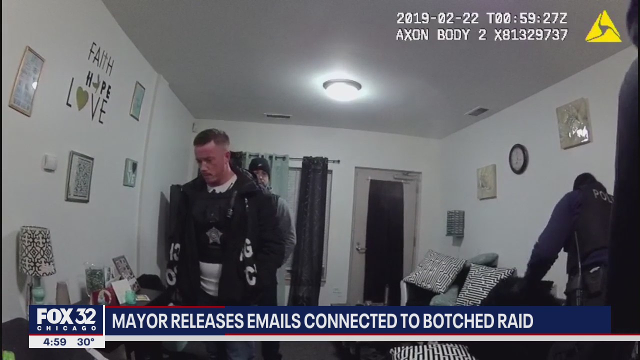 Mayor Lightfoot's office releases emails related to botched police raid