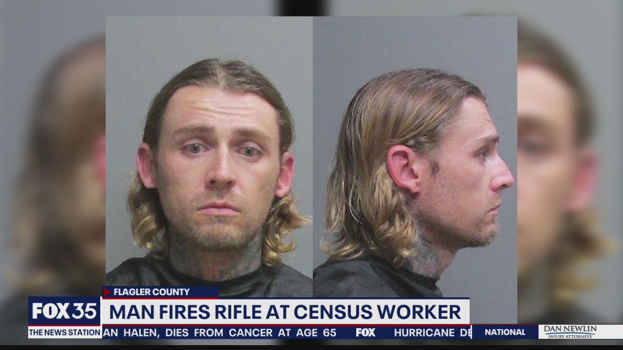 Deputies say man threatened census worker with gun