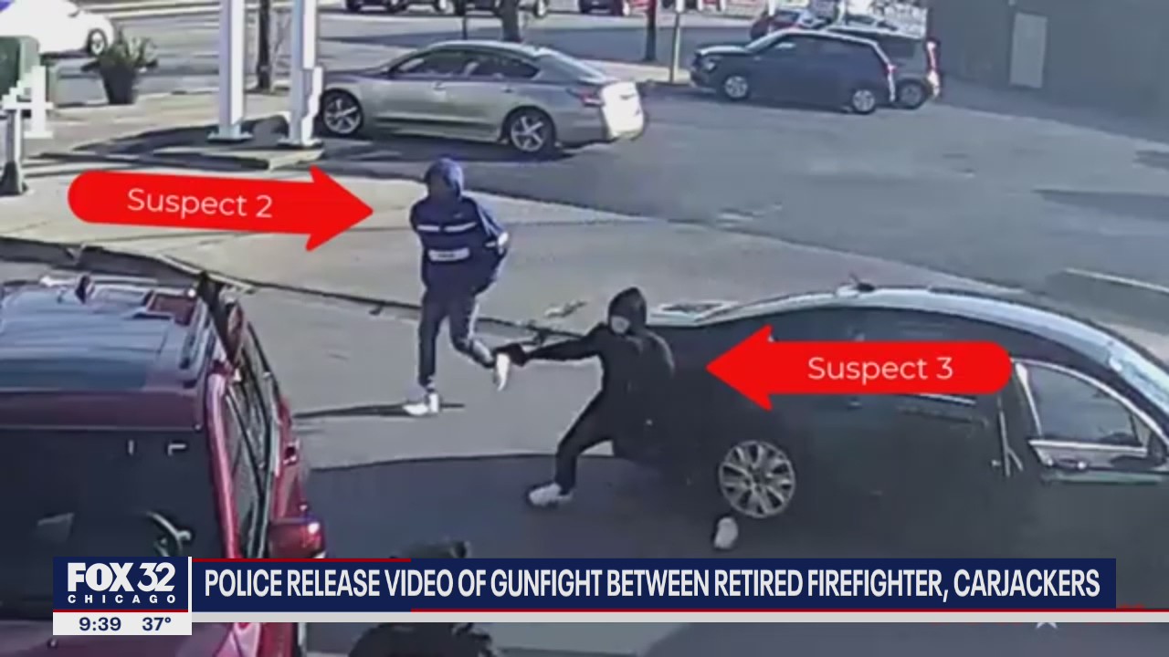 CPD releases video of shootout that killed retired firefighter during attempted carjacking