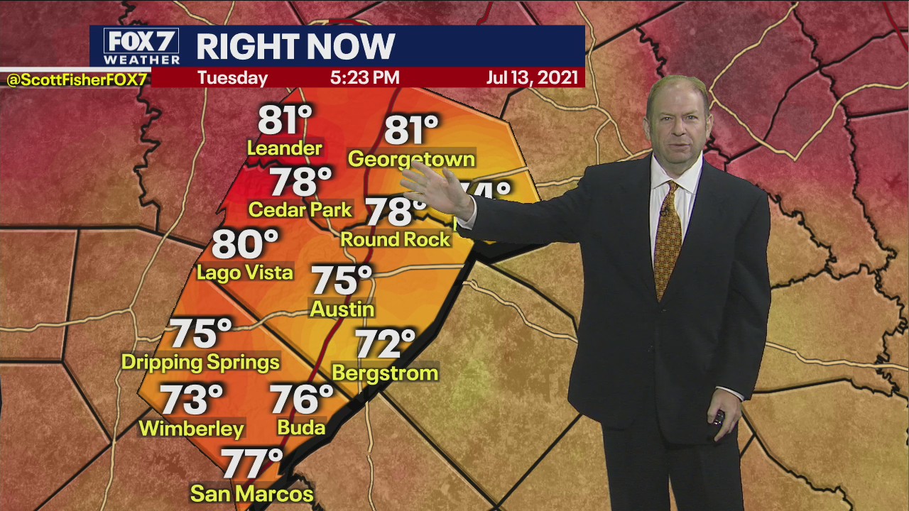 Evening weather forecast for July 13, 2021