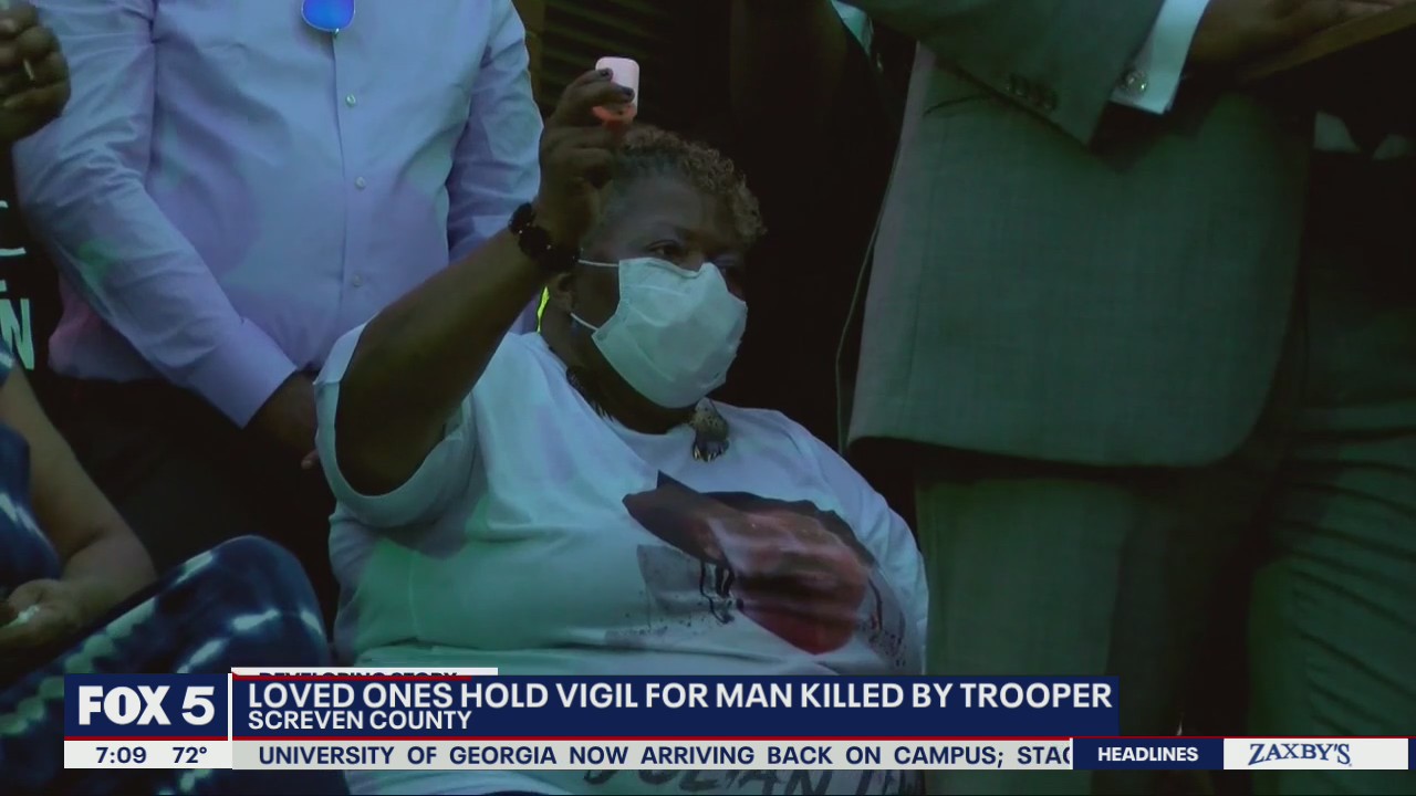 Loved ones hold vigil for Georgia man killed by state trooper