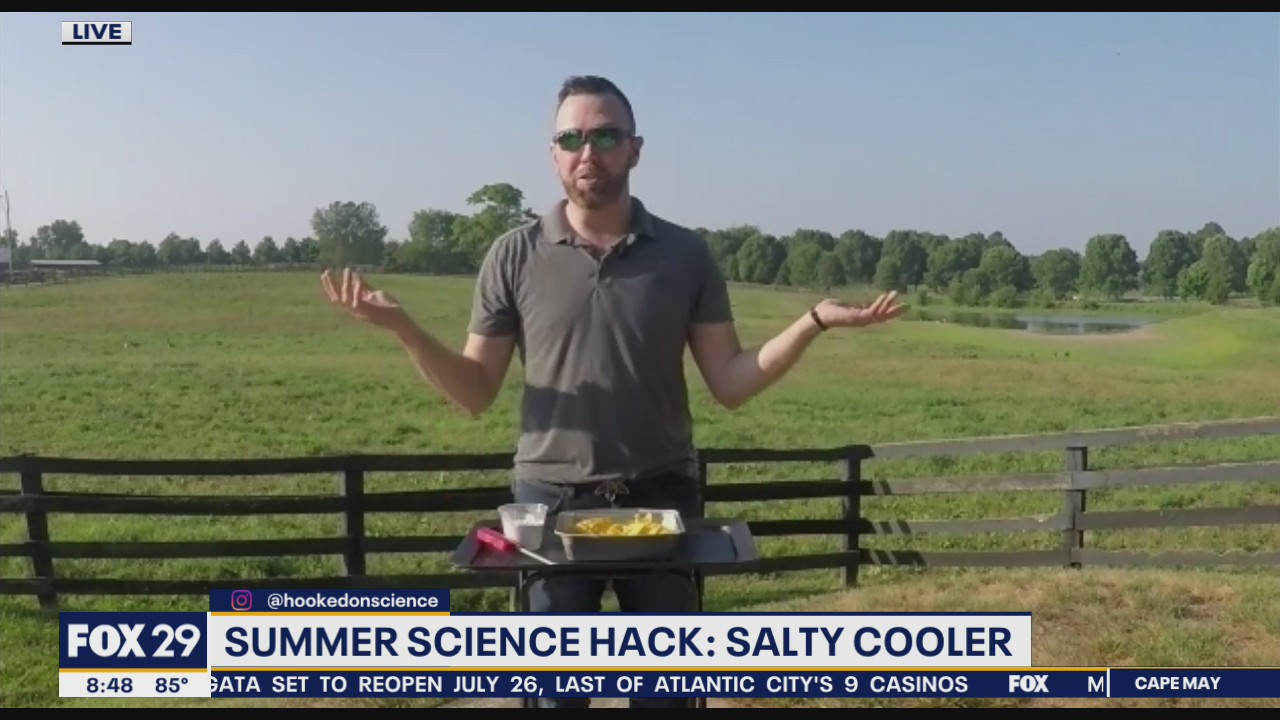 Mr. Science shows off some science hacks for the summer