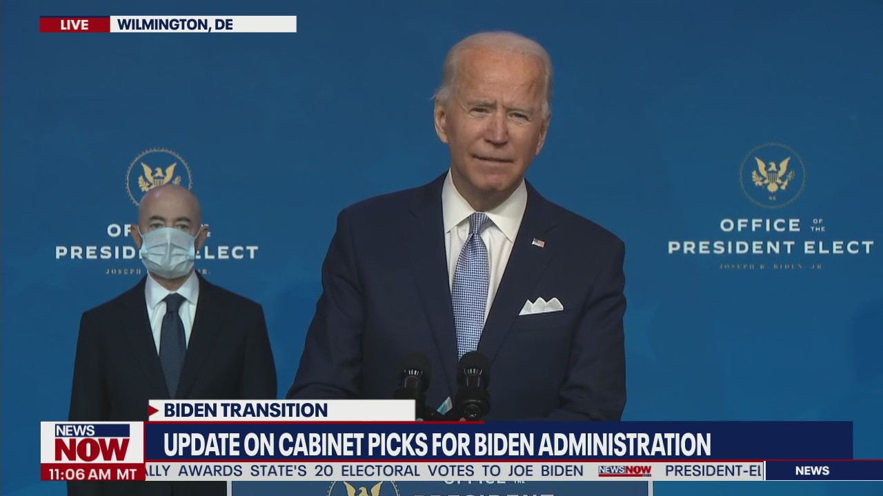 President-elect Joe Biden introduces cabinet picks