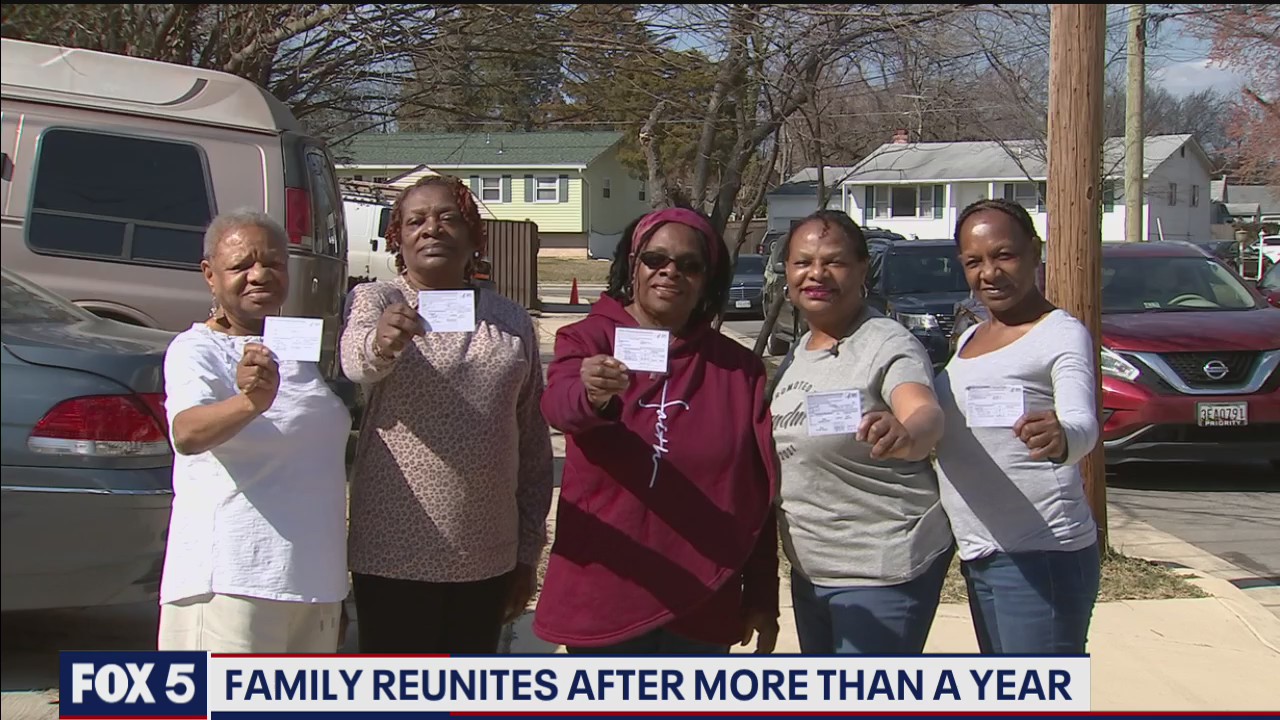 Maryland sisters reunite after more than a year apart