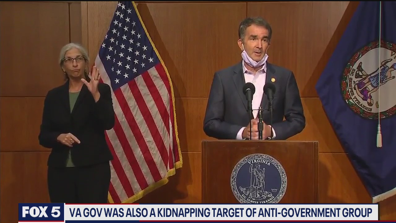 Virginia governor was also a kidnapping target of anti-government group