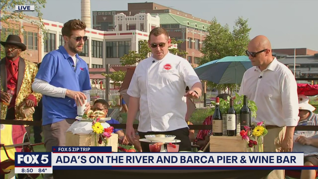 FOX 5 Zip Trip Alexandria: Ada’s On The River and Barca Pier and Wine Bar
