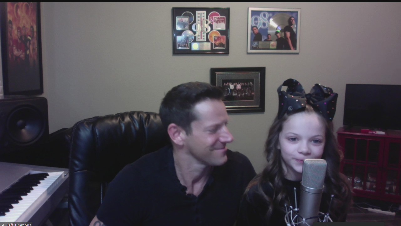 Jeff Timmons of 98 Degrees releases holiday song with his daughter