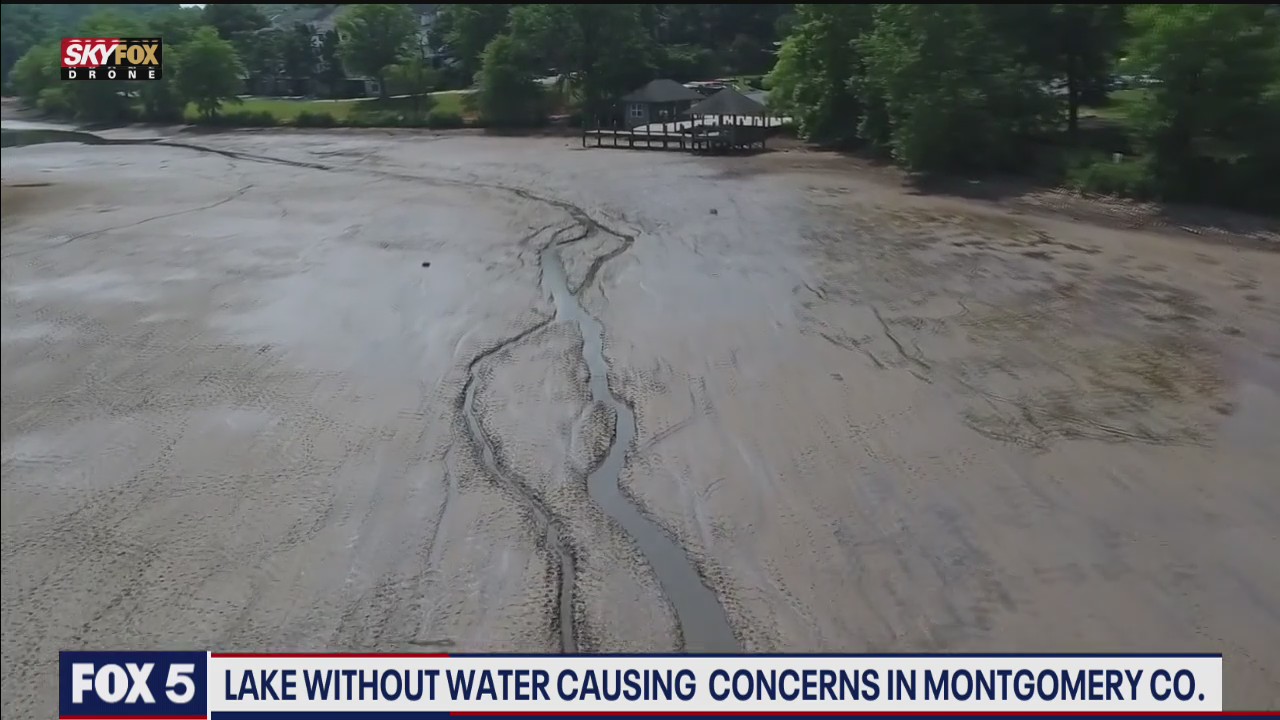 Popular lake accidentally drained in Montgomery County