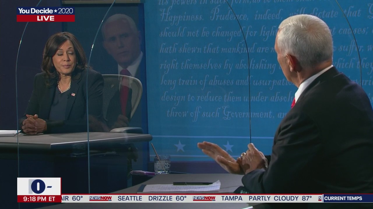 Vice President Mike Pence and Kamala Harris speak on the role of the Vice President