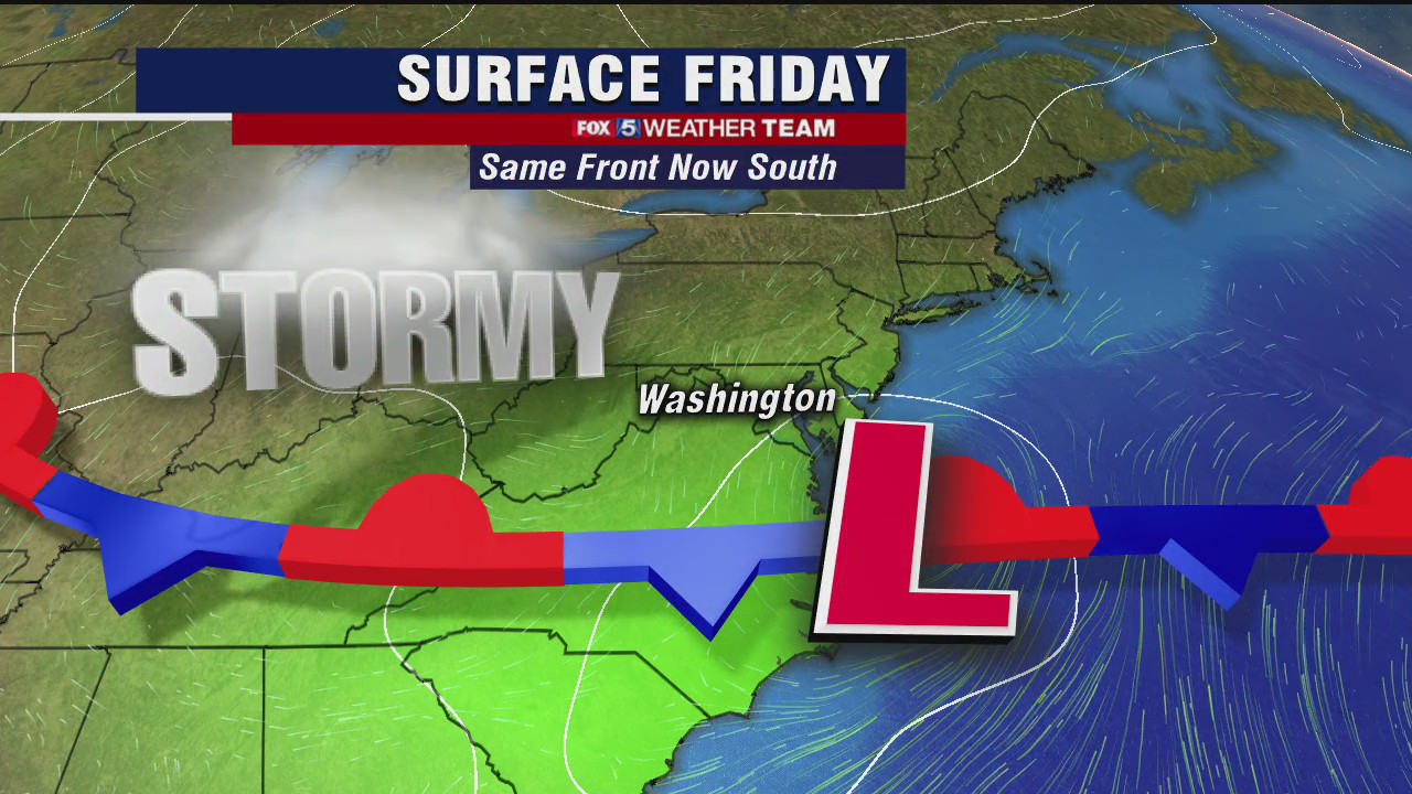 FOX 5 Weather afternoon forecast for Friday, August 14