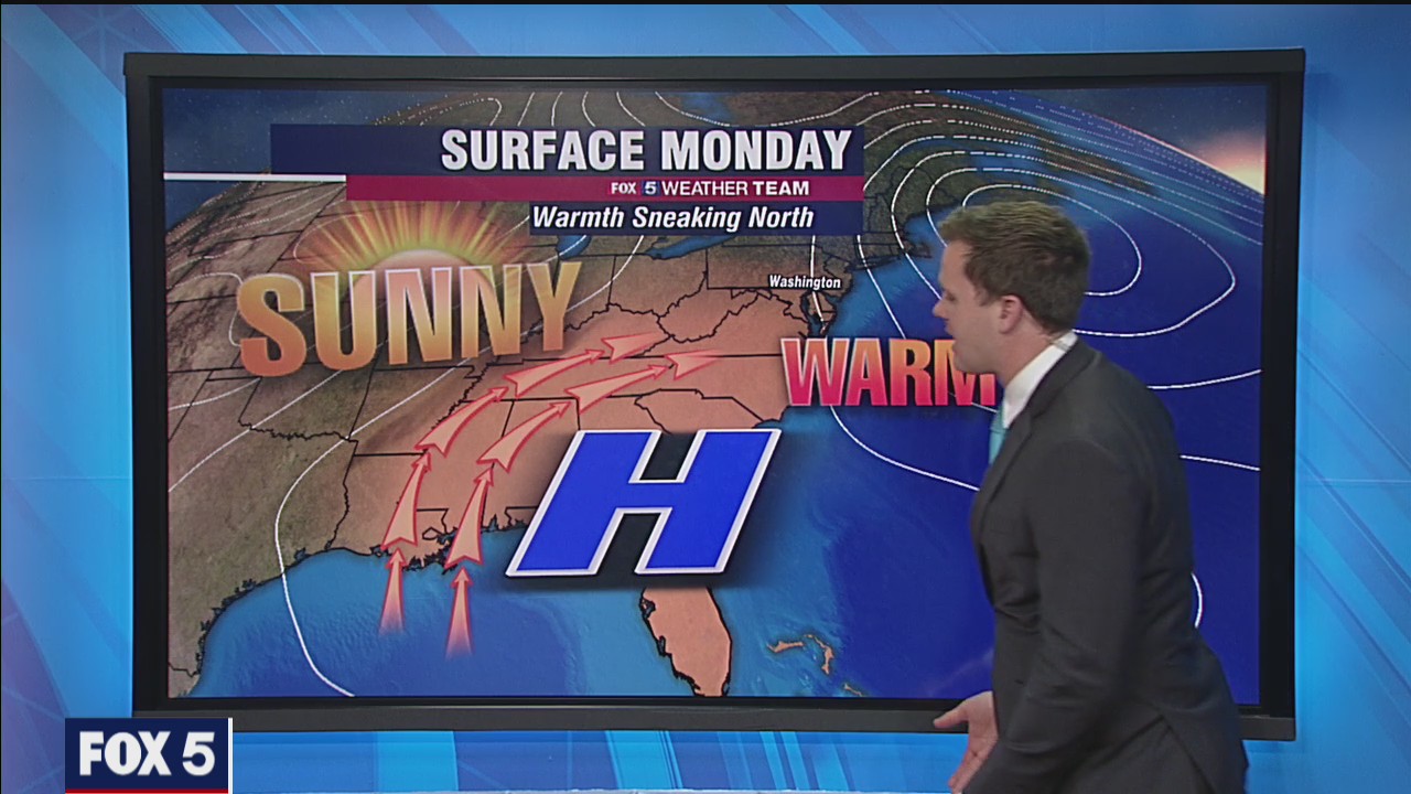 FOX 5 Weather forecast for Monday, April 5
