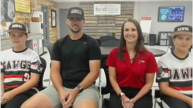Little League team raises money for Montgomery Co. Food Bank