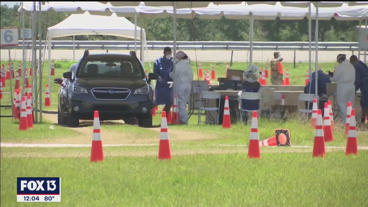 Testing sites across Florida closing