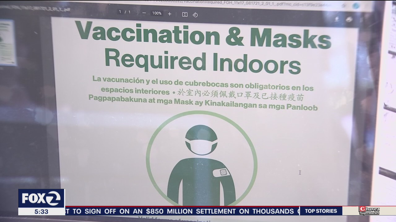 Only fully vaccinated can enter indoor San Francisco venues