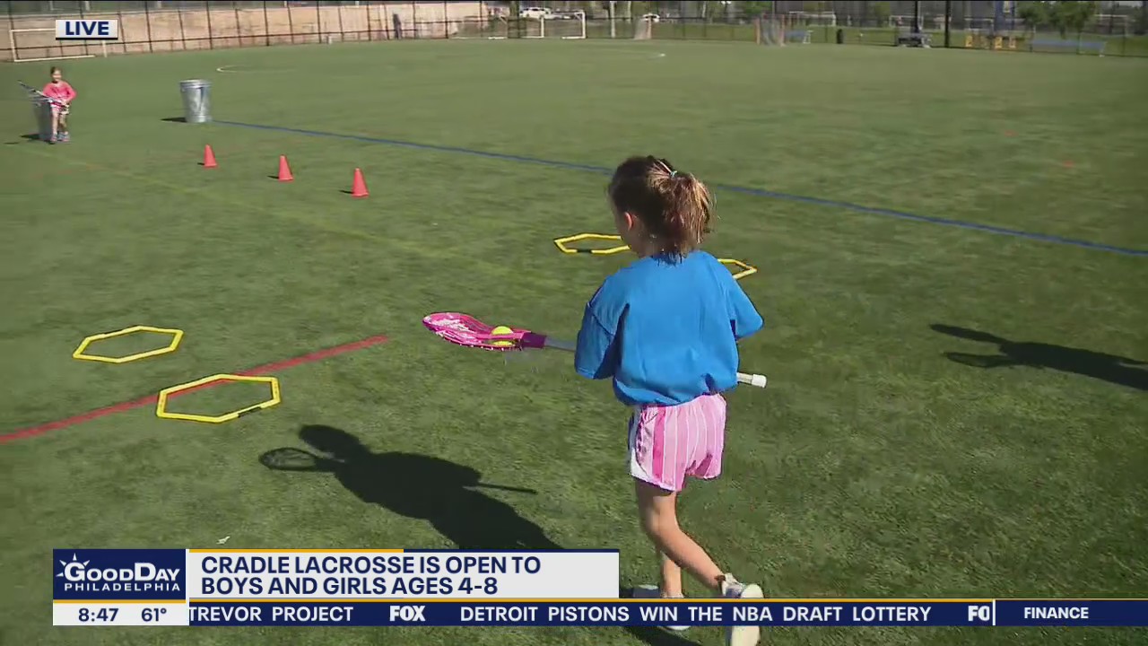 NXT Cradle Lacrosse Camp teaches lacrosse skills to younger children