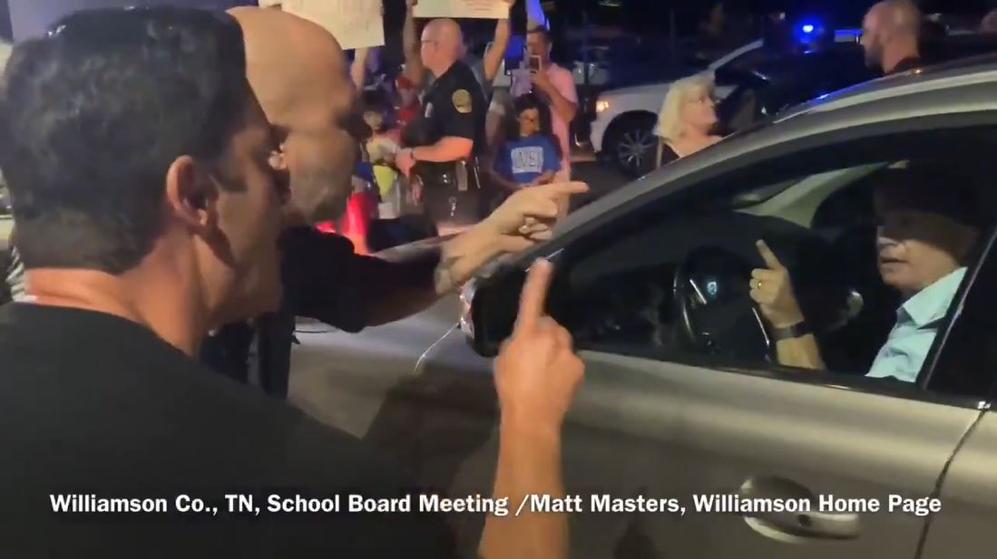 Anti-mask protesters hurl threats after Tenn. school board mandates masks