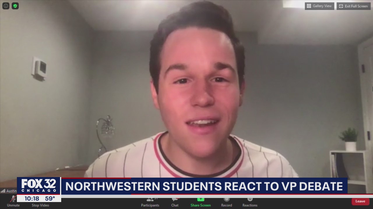 Northwestern students react to VP debate